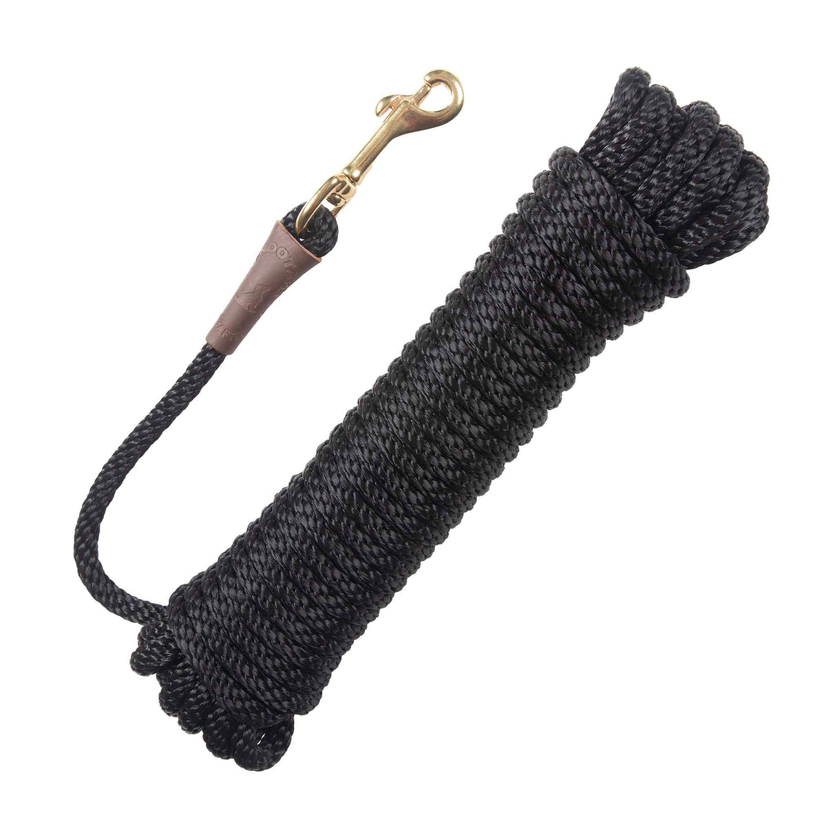 Mendota Pet Pro Trainer 30' Dog Trainer Check Cords - Black