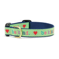 Up Country Be Kind Dog Collar - Green