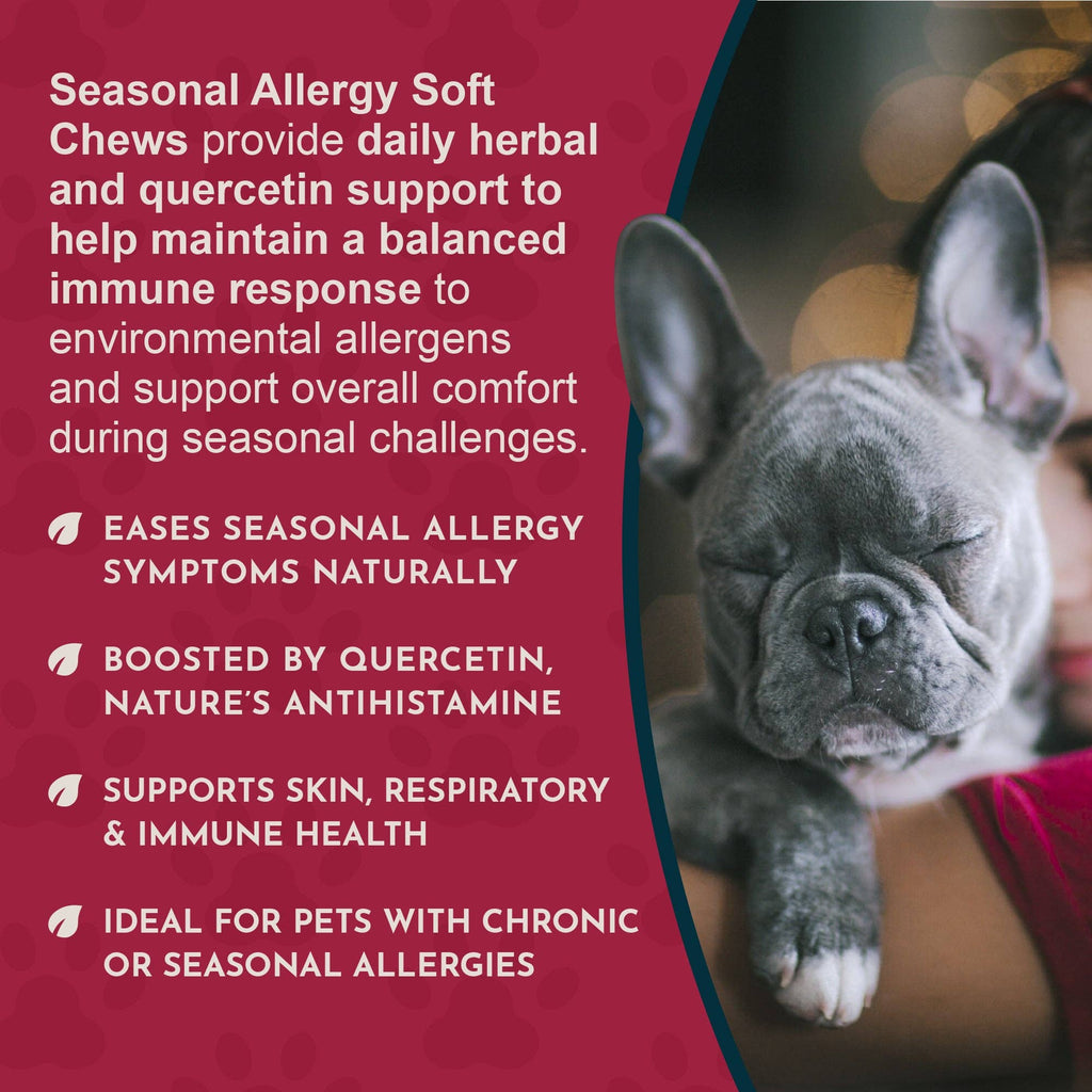 Seasonal Allergy Herbal Soft Chews | Herbal Allergy Support Formula | 60 Count