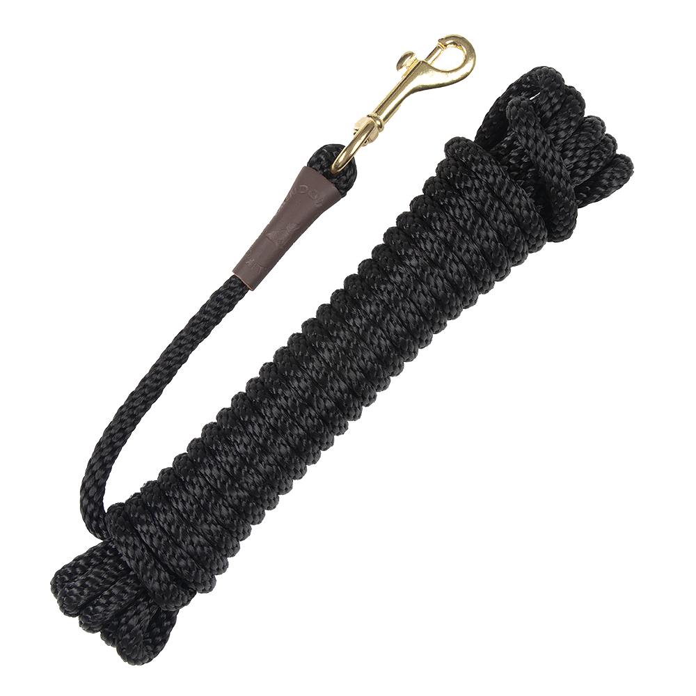 Mendota Pet Pro Trainer 30' Dog Trainer Check Cords - Black