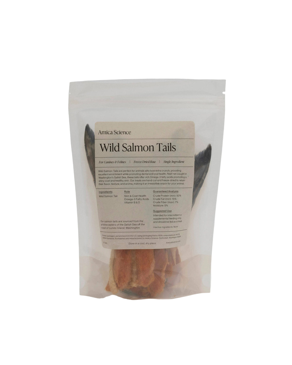Amica Science Wild Salmon Tails