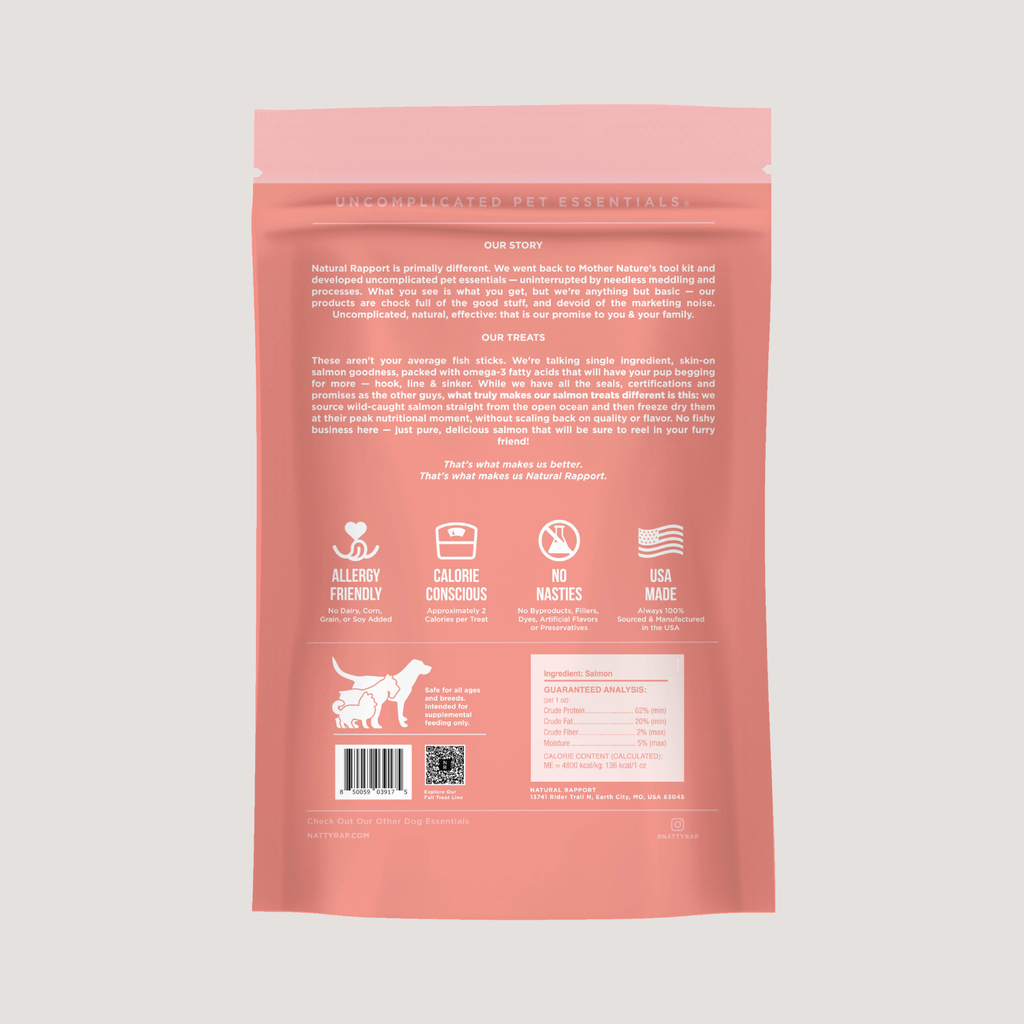 The Only Freeze Dried Salmon Dogs Need