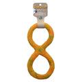 AMAZING PET 8" Figure-8 Wool Dog Tug - Yellow Marble