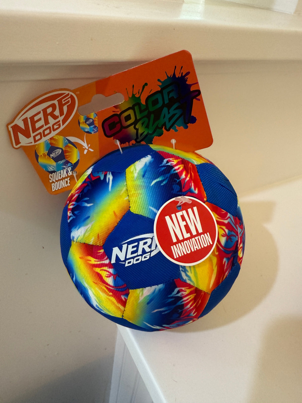 Nerf 2-pack, Donut Toy and Soft, Squeaky Ball - Toy Combo $20