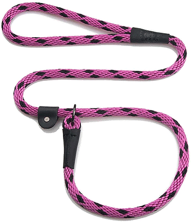 MENDOTA 6' Slip Lead - 6'x3/8" - Black Ice Turquoise