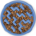 OUTWARD HOUND Fun Feeder Slo-Bowl Blue Size Large