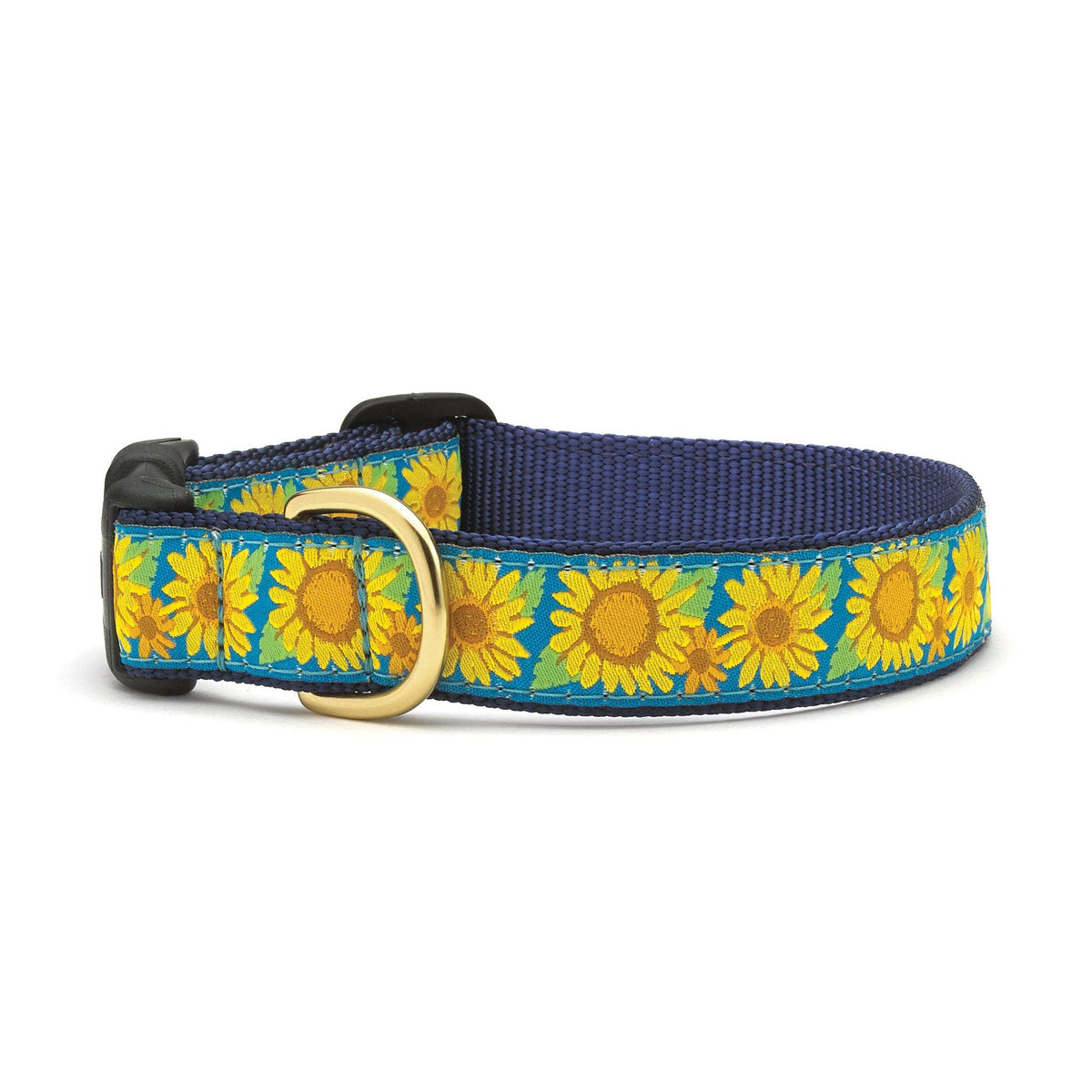 Up Country Bright Sunflower Dog Collar
