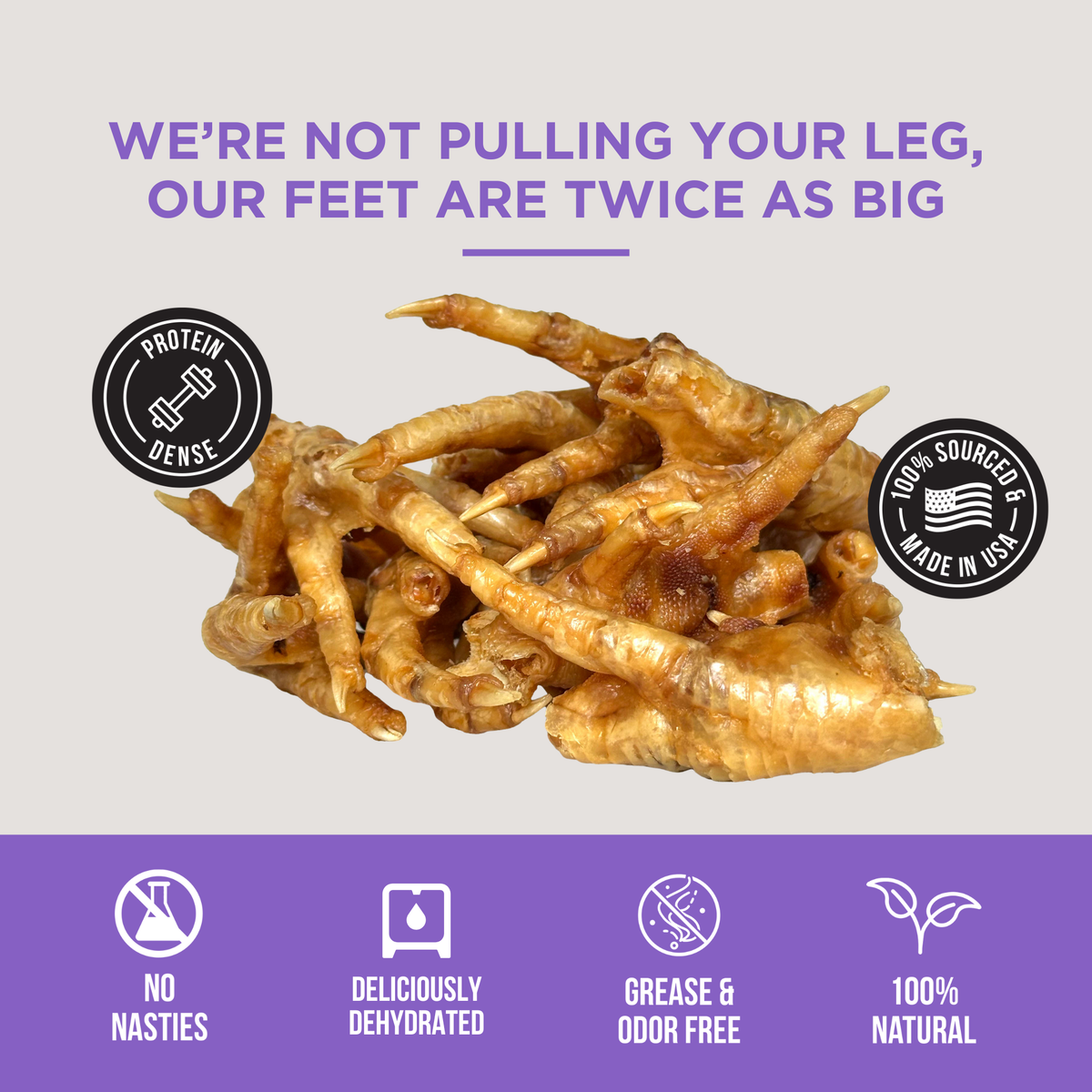 The Only Dehydrated Chicken Feet Dogs Need