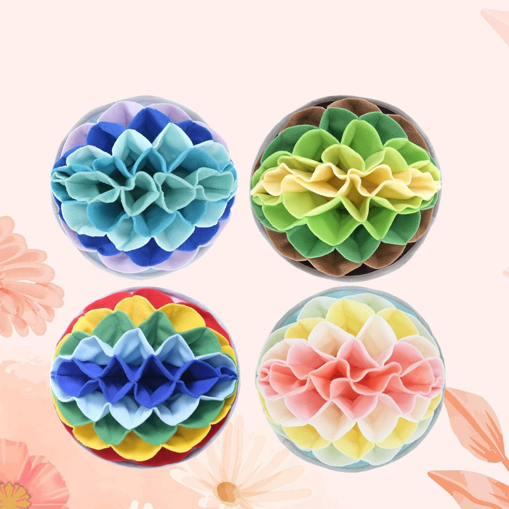 Cheerhunting Snuffy - Petal Snuffle Mat – Compact Floral Forage Toy