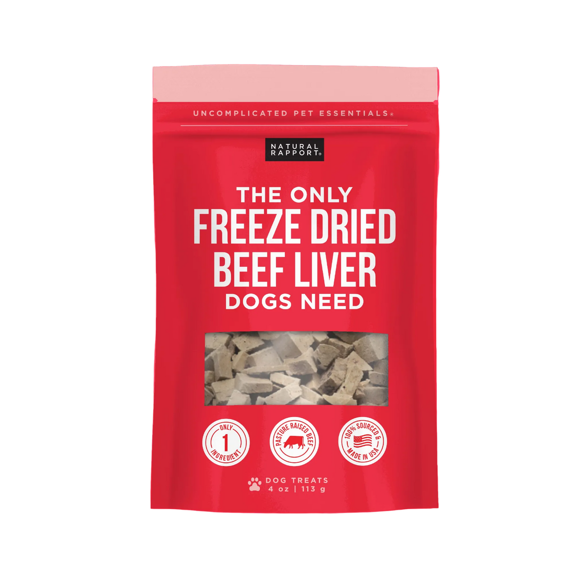 The Only Freeze Dried Beef Liver Dogs Need