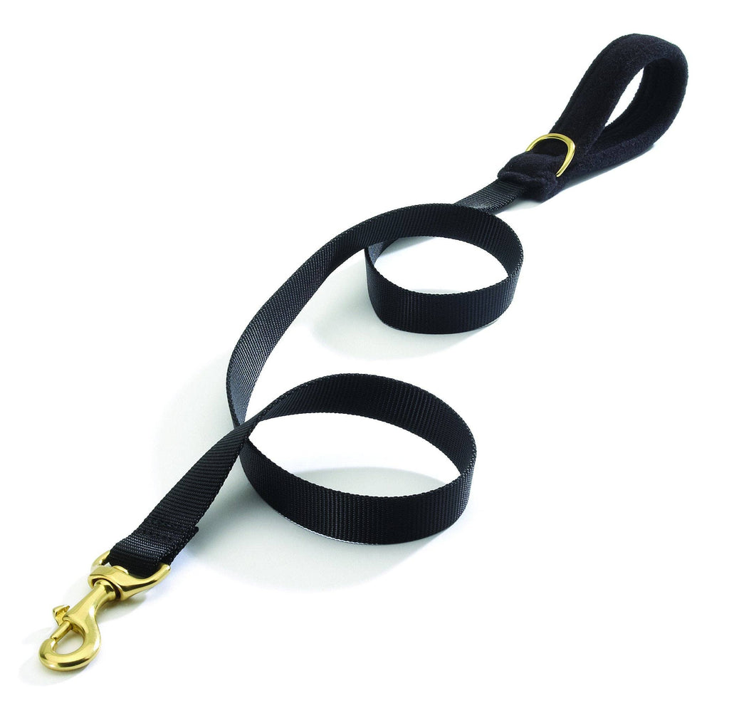 Up Country 6' Black Comfort Lead with Fleece Handle