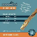 Barking Gardener DOGGINSTIX 12-inch braided lamb tripe dog chew, a natural, single-ingredient grass-fed treat.