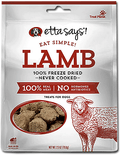 Barking Gardener ETTA SAYS! Eat Simple! freeze dried lamb liver dog treats in a 2.5oz resealable pouch