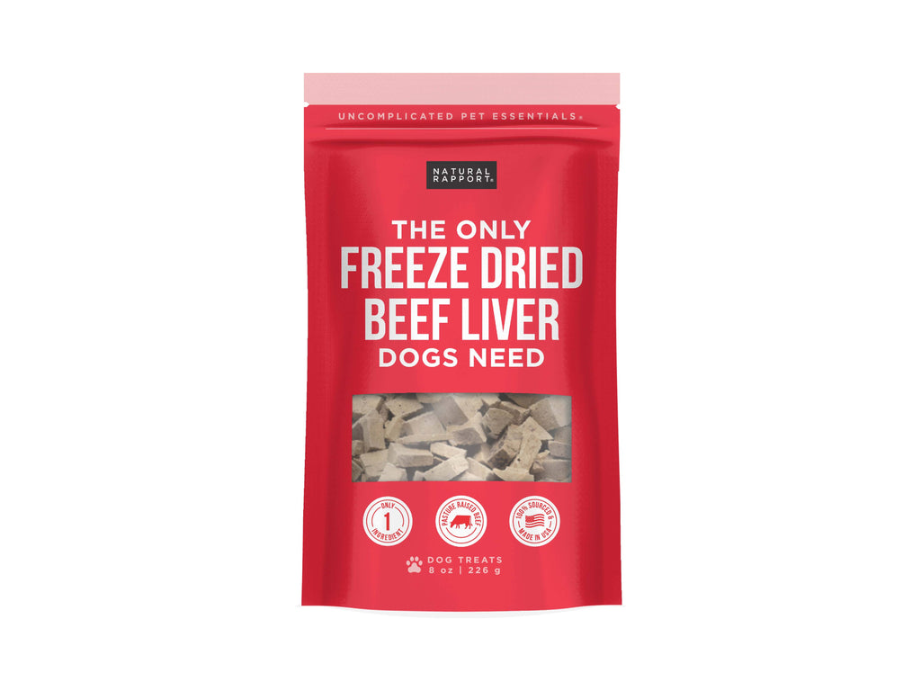 The Only Freeze Dried Beef Liver Dogs Need
