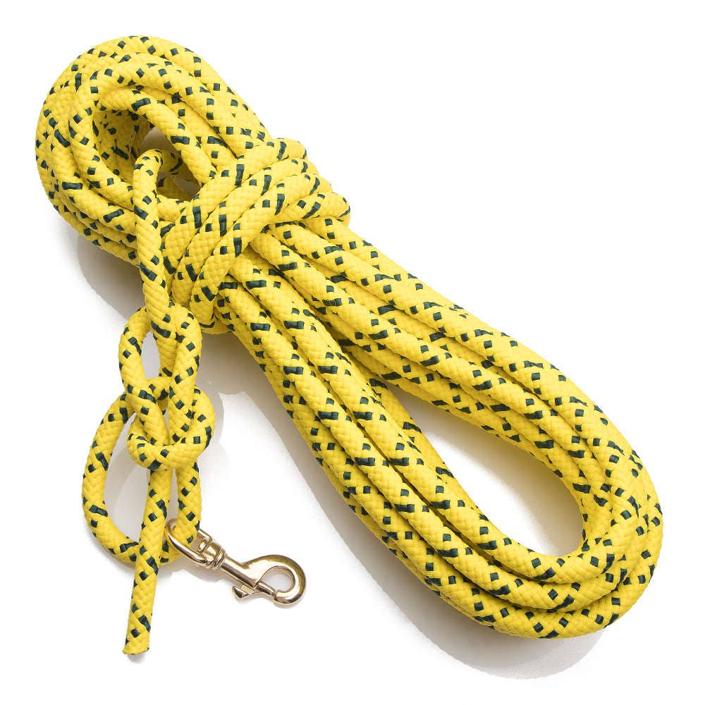 Mendota Pet Pro Trainer 30' Dog Trainer Check Cords - Black