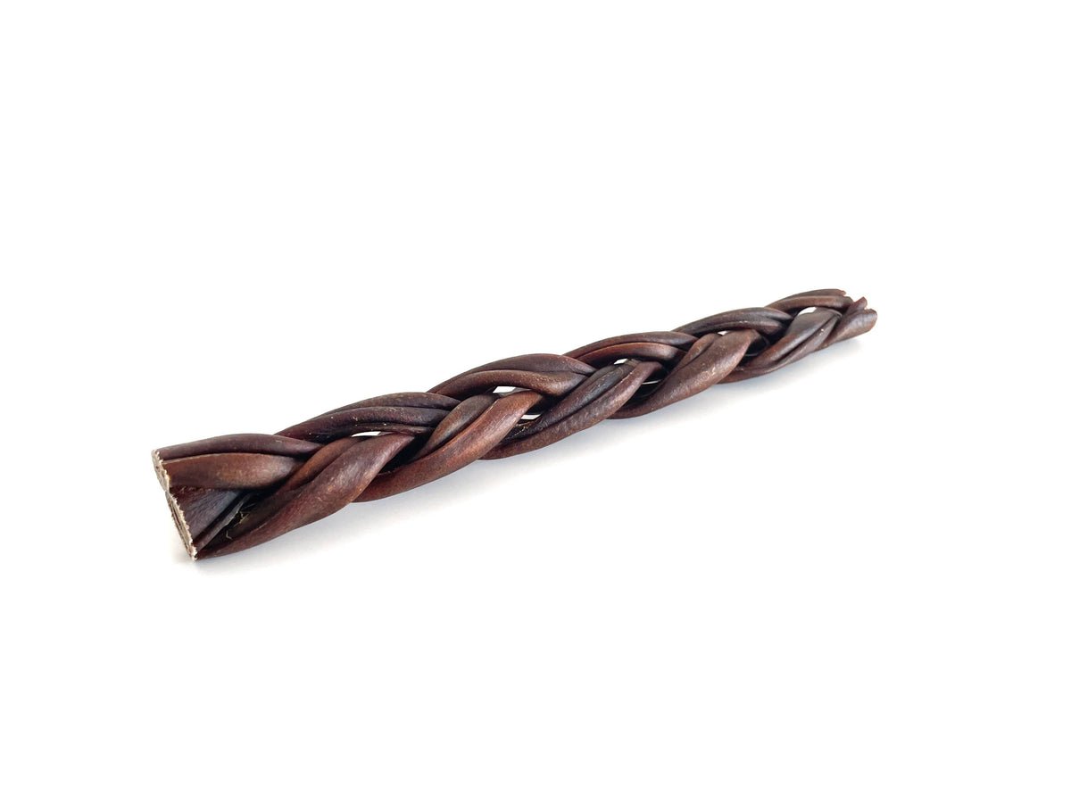 Home Range Pet Treats - Water Buffalo Collagen Braided Stick 11-12"