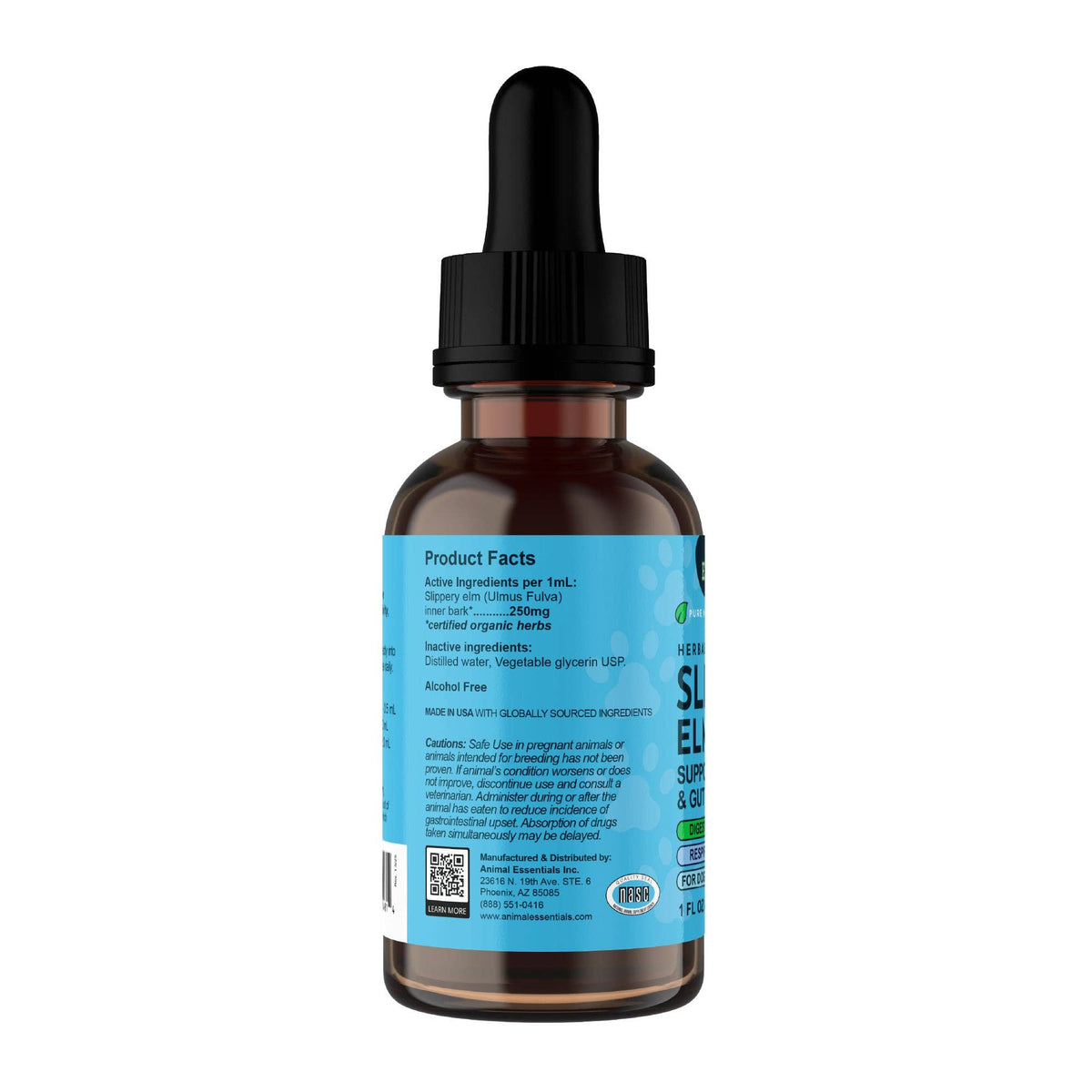 Slippery Elm Herbal Tonic | Supports Gut Health & Respiration