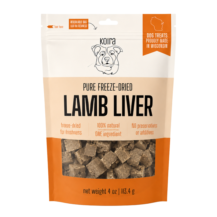 Koira Freeze - dried Lamb Liver Dog Treats