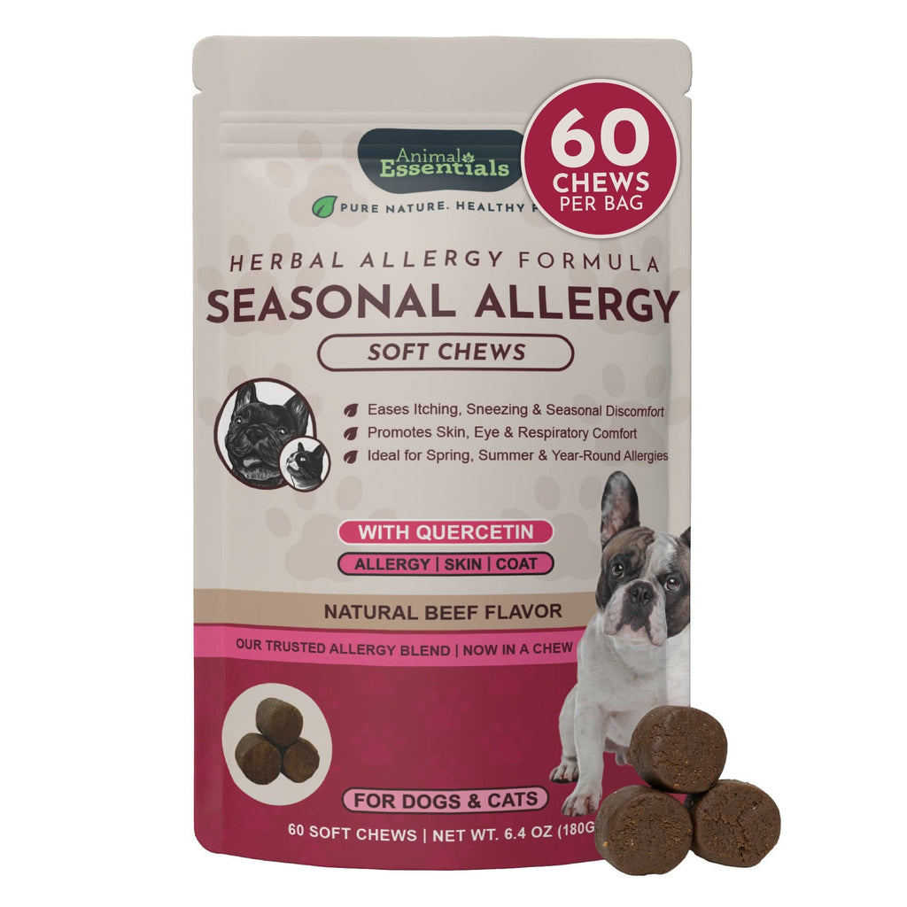 Seasonal Allergy Herbal Soft Chews | Herbal Allergy Support Formula | 60 Count
